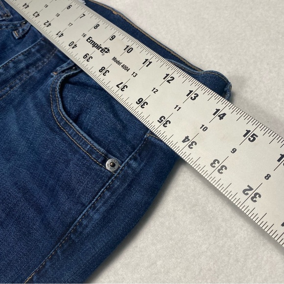 Gap Dark Wash True Skinny Stretch Mid Rise Jeans Size 28 #1066 - Picture 9 of 11